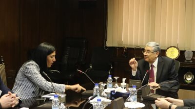 وزير الكهرباء يلتقى وفد من ممثلى الشركات البلجيكية لبحث فرص الإستثمار فى مجالات الطاقة