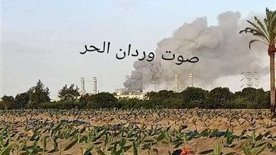 عاجل.. اندلاع حريق بمحطة إنتاج شمال الجيزة