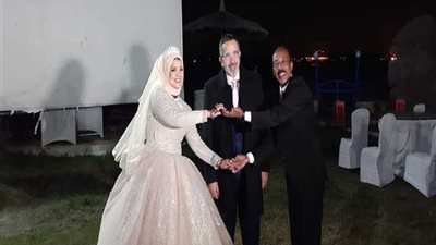 بحضور رئيس امارات مصر وقيادات البترول..عادل سليمان يحتفل بزفافه على كورنيش حلوان