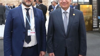 وزير البترول يلتقي وزير البيئة بجمهورية سان مارينو علي هامش فعاليات Cop27 بشرم الشيخ