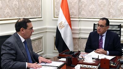 رئيس الوزراء يتابع مع وزير البترول عددا من ملفات عمل الوزارة