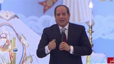 الرئيس السيسي مهنئا الأقباط بعيد الميلاد: يا رب السنة دى تبقى خير وسلام ومحبة