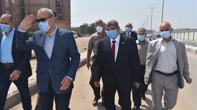 رئيس القاهرة للتكرير ومخافظي القاهرة والقليوبية يتفقدوا مشروع ترعة التوفيقية