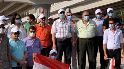صور.. العاملون بشركة بتروسيف يحتفلون بانتصارات أكتوبر