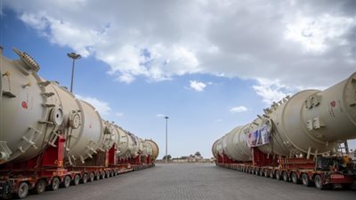 وصول 3 أبراج تقطير تابعة لـ«جاسكو» لزيادة الطاقة الاستيعابية لمجمع غازات الصحراء الغربية