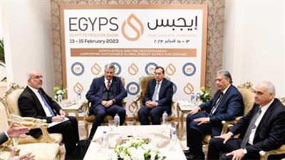 الملا يستقبل نائب رئيس الوزراء العراقي لشئون الطاقة ووزير النفط علي هامش «إيجبس 2023»