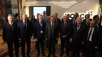 وزير البترول يتفقد جناح «موبكو» بالمعرض المصاحب لمؤتمر الاتحاد العربي للأسمدة