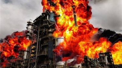 انفجار ثاني أكبر مصفاة للنفط بدولة جنوب أفريقيا