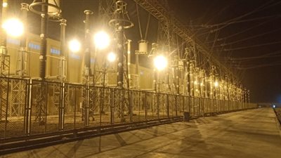 وضع الجهد على محطة محولات الإقتصادية جهد ٥٠٠ ك.ف.أ