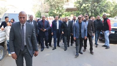 الدستاوى وفوده يتفقدان سير العمل بإشتراكات المعادى ودار السلام والبساتين