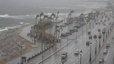 الأرصاد: طقس لطيف علي القاهرة وأمطار غزيرة ورعدية بالسواحل الشمالية