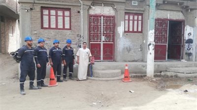 مودرن جاس تطلق أول شعلة غاز طبيعي لأول وحدة سكنية بقرية العساكرة بسوهاج