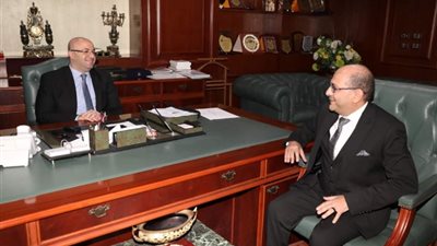 محافظ«بنى سويف»يلتقى رئيس قطاع كهرباء بني سويف «الجديد»