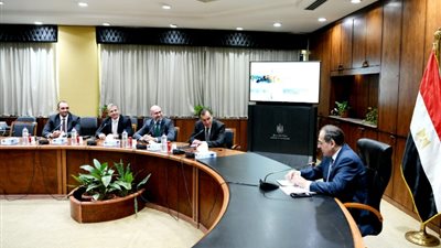 وزير البترول يلتقي نائب الرئيس التنفيذي لشركة كاتربيلر إنك العالمية