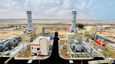 ننفرد بنشر صور بدء التشغيل التجارى  للوحدتين الغازيتين بمحطة العريش