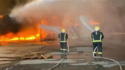 بـ 4 سيارات إطفاء.. السيطرة على حريق شركة بتروجاس في التجمع الخامس