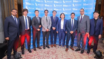 «ترينا سولار»الصينيةو« ماريزاد» توقعان إتفاقية حصرية لتوزيع الألواح والمكونات الشمسيةبالسوق المصرية