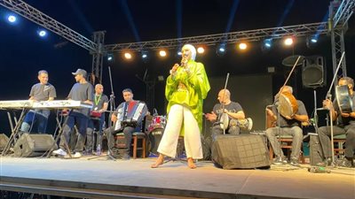 الفنانة هلا رشدي تحيي حفل عيد الأضحى المبارك بنادي القطامية بتروسبورت الرياضي