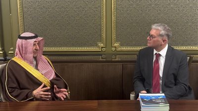 وزير البترول يعقد جلسة مباحثات مع نائب وزير الصناعة والثروة المعدنية لشؤون التعدين السعودي