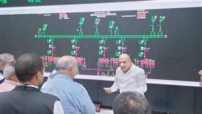 من داخل مركز التحكم الإقليمي بالقاهرة..وزير الكهرباءيطمئن على استقرار الشبكة وجودة التغذية
