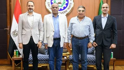 محافظ الدقهلية ورئيس هيئة البترول يبحثان حالة معالجة مياه الصرف الناتجة من حقول الغاز  بجمصة