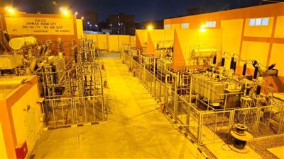  XD اجيماك تنجح فى وضع الجهد على مهمات محطة محولات زهراء مدينة نصر جهد 66 ك.ف