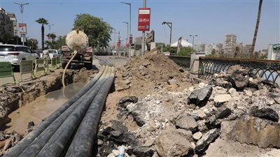 محافظ الجيزة: الانتهاء من أعمال الحفر النفقي لكابلات تغذية محطات مياه جزيرة الذهب