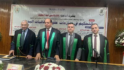 خالد فتحي يحصد درجة الدكتوراه بامتياز