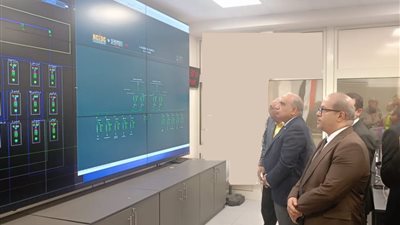 وزير الكهرباء يتفقد الإدارة العامة لشبكات الحلمية 