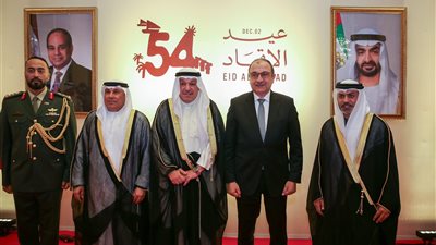 وزير قطاع الأعمال العام يشارك في حفل سفارة دولة الإمارات بالقاهرة بمناسبة عيد الاتحاد الـ 54