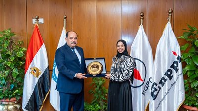 إنبي تحتفل بالبطلة العالمية آية هشام وتكرمها في احتفالية خاصة