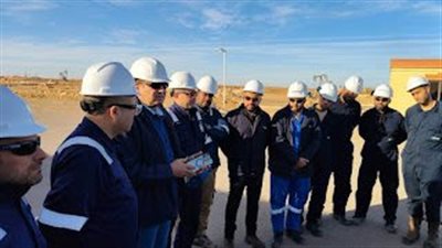 رئيس عجيبة للبترول يتفقد مليحة للغاز ومحطة معالجة الزيت الخام