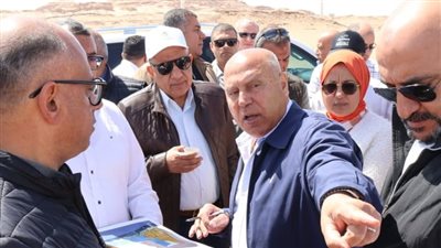 وزيرا النقل والكهرباء يبدآن جولة ميدانية تفقدية لمنطقة جبل بمحافظة السويس