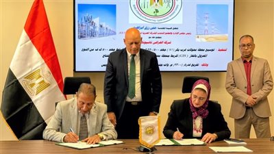 نقل الكهرباء توقع عقدين مع الخرافي ناشيونال لتوسعة محطتي غرب بكر وأبيس